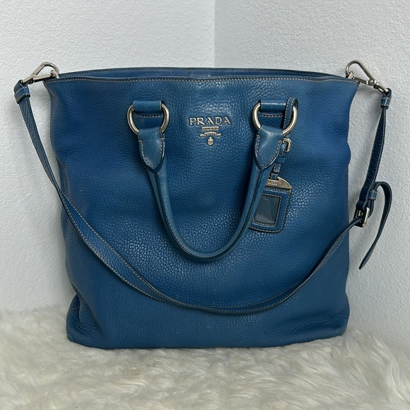 💯Authentic Prada Two-Way Leather Tote Bag🍀 - Picture 12 of 15